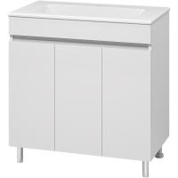 Тумба с раковиной Misty Енисей 80 УТ000023577 Белая