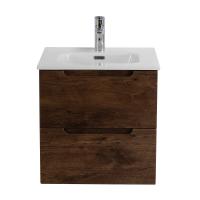 Тумба под раковину подвесная BelBagno ETNA-500-2C-SO-RW Rovere Moro