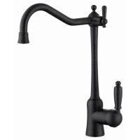 Смеситель KAISER Vincent кухня боковой под фильтр Ø35 (черный-мрамор)