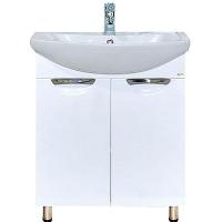 Тумба с раковиной Misty Лаванда 70 СО000008174 Белая