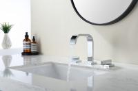 Встраиваемый смеситель для раковины на 3 отверстия Ganzer GZ01115 хром