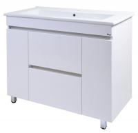 Тумба с раковиной Emmy Джерси 105 2 ящика, 2 двери, с раковиной Оскар