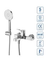Смеситель BelBagno для ванны и душа ALBANO-VASM-CRM