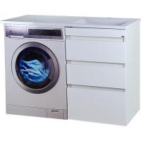 Тумба с раковиной Misty Фостер 120 R УТ000008233 Белая