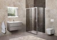 Душевой уголок BelBagno UNIQUE-AH-1-120/135-90-C-Cr 120-135x90, хром