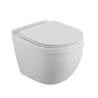 Подвесной унитаз BelBagno Tornado Senso-Tor BB017CH-TOR/SC, безободковый, сиденье микролифт, белый