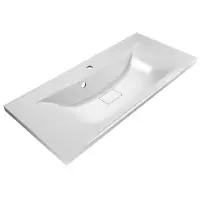 Раковина из литьевого мрамора BelBagno BB1100/450-LV-MR-PR, 110 x 45 x 15 см, белый