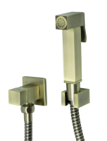 Смеситель для биде из латуни с лейкой шлангом и держателем лейки GZ2039-D Set от бренда Ganzer