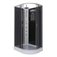 Душевая кабина Niagara Classic NG-3512-14LBKTG (120х80х210) низкий поддон(13см),стекло тонированное,3 места