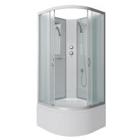 Душевая кабина Niagara Classic NG-2309-14BK (100х100х200) высокий поддон(40см),стекло матовое,4 места