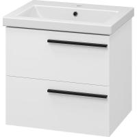 Тумба с раковиной Misty Ненси 60 УТ000015318 подвесная Белая матовая