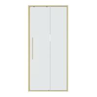 Дверь в нишу Niagara Nova NG-44-9ASG (90х195) раздвижная, золото сатин, стекло прозрачное, 1 место