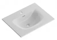 Раковина BelBagno BB-8099-3-70, 71 см, керамика, белый