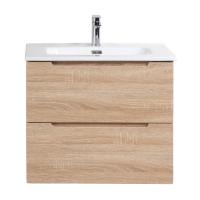 Тумба под раковину подвесная BelBagno ETNA-600-2C-SO-WO-P Rovere Bianco