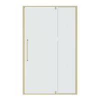 Дверь в нишу Niagara Nova NG-45-10ASG (100х195) распашная, золото сатин, стекло прозрачное, 1 место