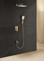 Встраиваемый смеситель для душа и ванны от бренда Ganzer из латуни GZ44165-S матовое золото