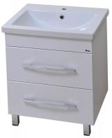 Тумба с раковиной Emmy Рокард 70 напольная, 2 ящика, с раковиной Como