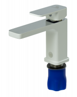 Смеситель для умывальника из латуни цвет белый GZ12014-F от бренда Ganzer