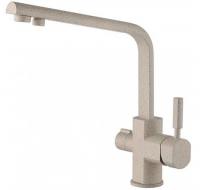 Смеситель KAISER Decor кухня боковой под фильтр Ø35 (песочный мрамор)