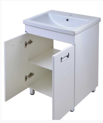 Тумба с раковиной Emmy Монтана 60 с раковиной Como