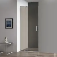 Душевая дверь Cezares Slider, 100-110 см, стекло тонированное бронза, профиль хром, SLIDER-B-1-100/110-BR-Cr