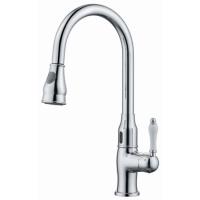 Смеситель KAISER Vincent кухня Ø35, боковой, сенсор/рукоятка с выдвижной лейкой