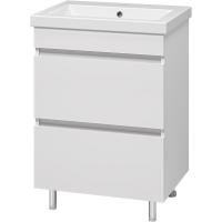 Тумба с раковиной Misty Енисей 60 УТ000009442 Белая