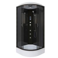 Душевая кабина Niagara Classic NG-6501-14F (90х90х215) средний поддон(26см),черный,стекло тонированное,4 места