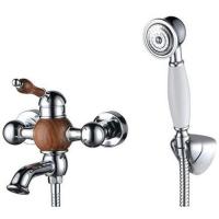 Смеситель для ванны Kaiser Wood 61022, хром/дуб