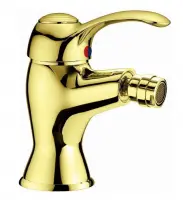 LIRA-C-BS1-03 Смеситель на биде с донным клапаном, золото