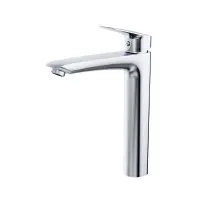 Смеситель для накладных раковин без донного клапана BelBagno DUE-LMC-CRM-W0