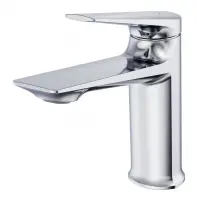 Смеситель Cezares Liner-LS-01-W0 для раковины, без донного клапана, хром