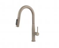 Смеситель KAISER Vita для кухни с вытяжной лейкой, под фильтр, Ø25 /Нержавейка /Холодный бежевый