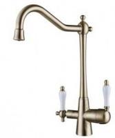 Смеситель KAISER Vincent кухня боковой под фильтр Ø35 (бронза)