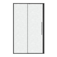 Дверь в нишу Niagara Nova NG-34-L11CHGR (110х195) графит, раздвижная влево, стекло шиншилла, 1 место