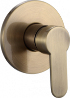 Смеситель встраиваемый для душа из латуни GZ5102-D цвет бронза от бренда Ganzer