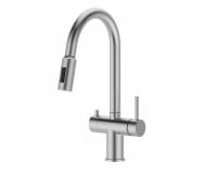 Смесители для кухни с выдвижной лейкой и под фильтр Vieir V15060 сатин