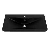 Раковина из искусственного камня BelBagno Aurora BB1000/450-LV-ART-AST-NERO, 100 x 45 х 15 см, черный матовый