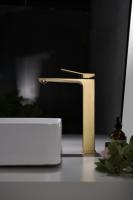 Смеситель однорычажный для раковины-чаши Ganzer GZ05112-S золото