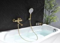 Смеситель од. для ванны кор. (Мат. Золото) GANZER