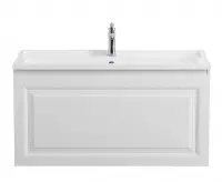 Тумба под раковину Cezares Giubileo-N-100-1C-SO-BL, 100 см, подвесная, Bianco Lucido