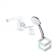 Смеситель на борт ванны с лейкой и шлангом Vieir V283532 хром