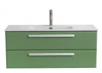 Тумба под раковину Cezares Eco-Cer-N-1200-2C-SO-PS-P, 120 см, подвесная, фисташковый софт