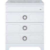 Тумба с раковиной Misty Лейла 80 УТ000011635 Белая