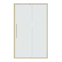 Дверь в нишу Niagara Nova NG-44-13ASG (130х195) раздвижная, золото сатин, стекло прозрачное, 1 место