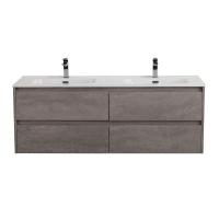 Тумба под раковину подвесная BelBagno KRAFT-1200-4C-SO-2-CG Cemento Grigio