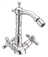 RETRO-C-BS2-01 Смеситель на биде с донным клапаном, хром