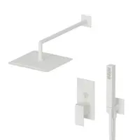 Душевая система Cezares PORTA-DSIPQ-30-BIO, белый матовый