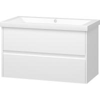 Тумба с раковиной Misty Алиса 90 УТ000011220 подвесная Белая