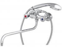 Смеситель для ванны KAISER Luna 11080 с длинным изливом, хром